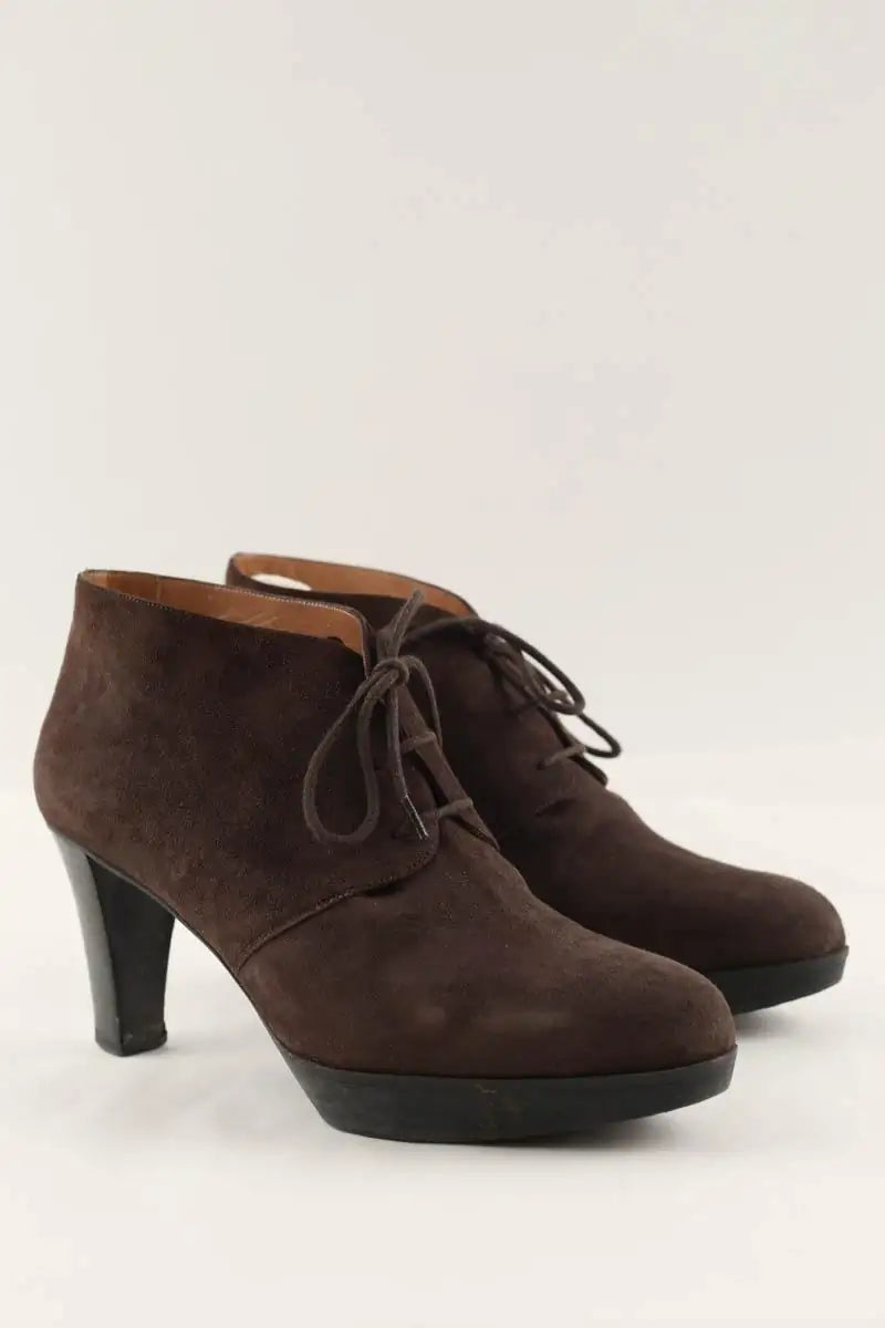 Boots Fratelli Rossetti Marron en Daim