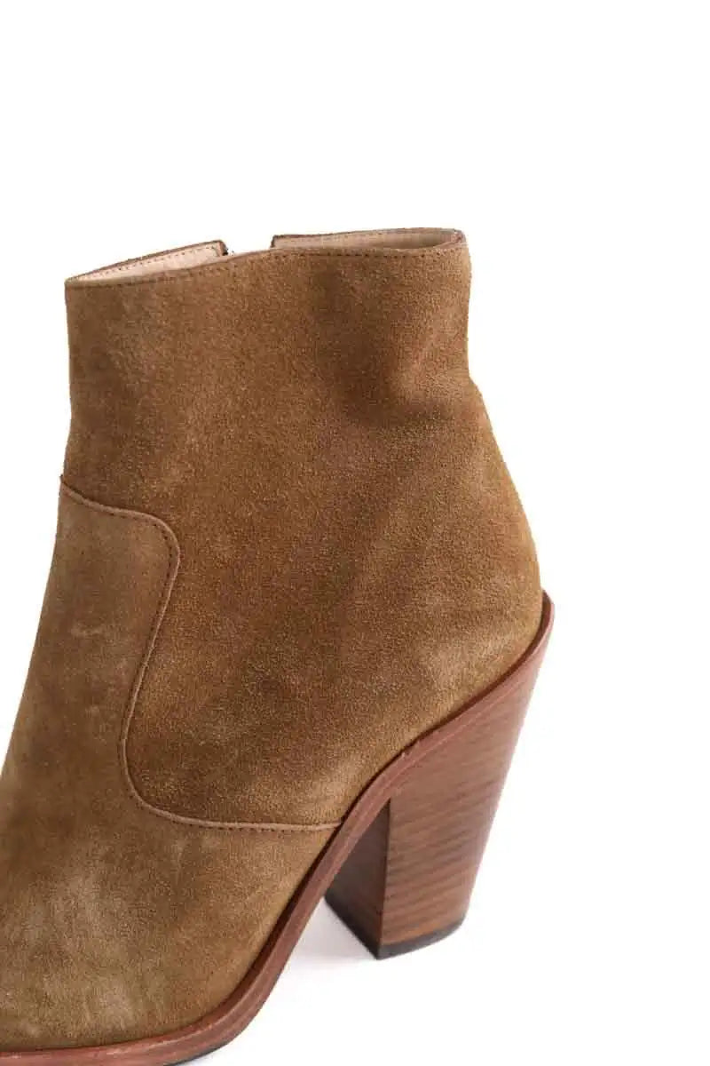 Boots Free Lance Kaki en Daim