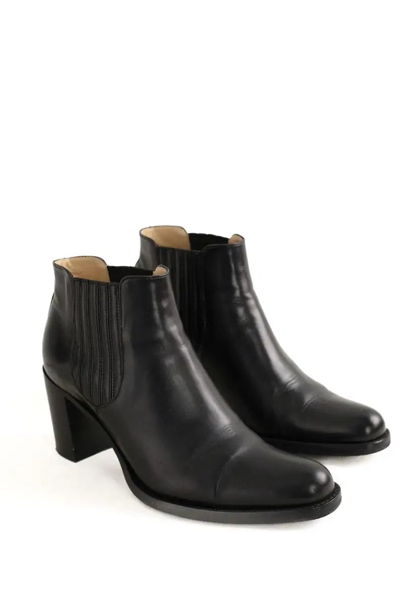 Boots Free Lance Noir en Cuir