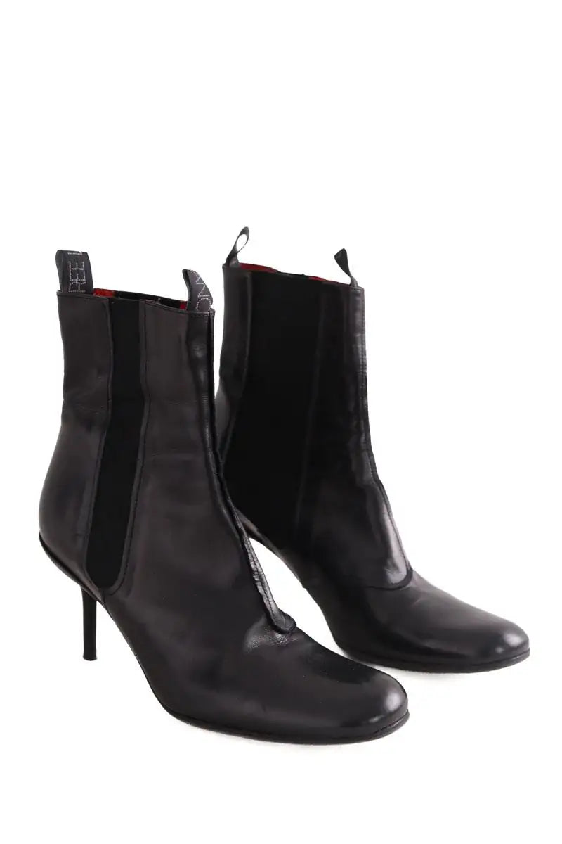 Boots Free Lance Noir en Cuir