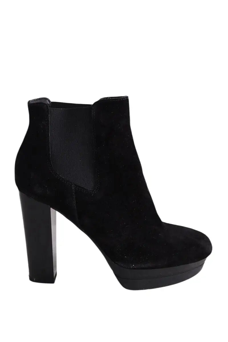 Boots Hogan Noir en Daim, taille 35 - Seconde Main