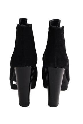 Boots Hogan Noir en Daim