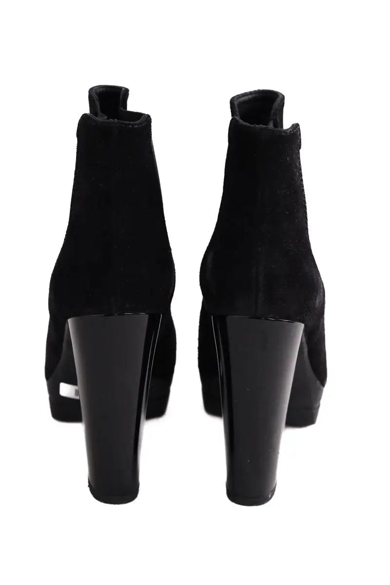 Boots Hogan Noir en Daim