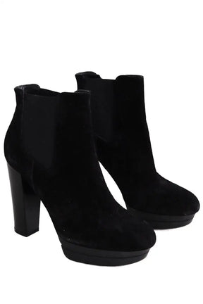 Boots Hogan Noir en Daim
