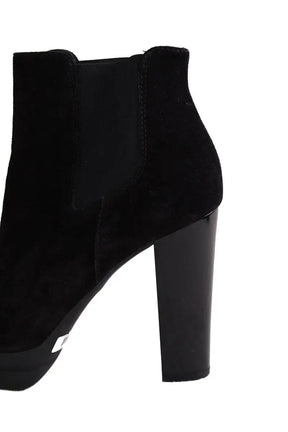 Boots Hogan Noir en Daim