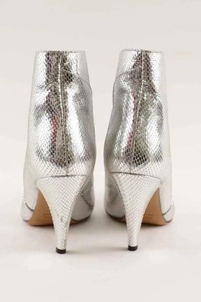 Boots Isabel Marant Argent en Cuir
