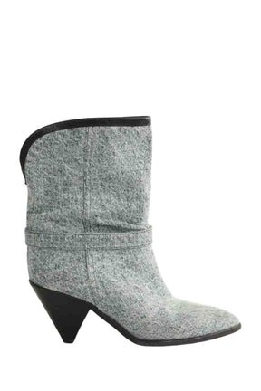 Boots Isabel Marant Bleu en Tissu, taille 37 - Seconde Main