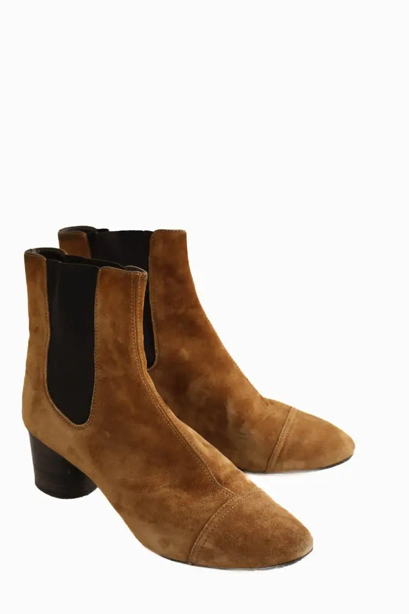 Boots Isabel Marant Danae Marron en Daim