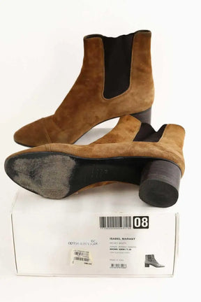 Boots Isabel Marant Danae Marron en Daim
