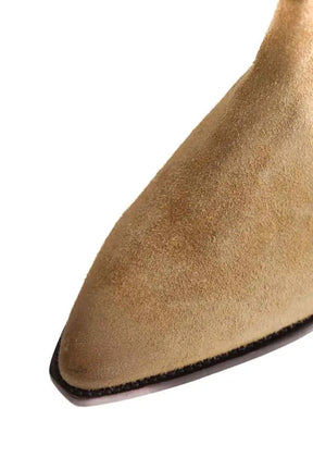 Boots Isabel Marant dvewina, velvet used san Beige en Cuir