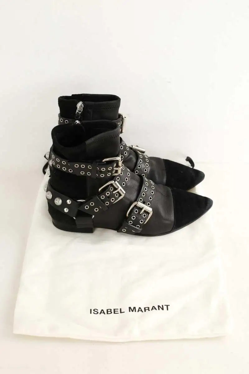 Boots Isabel Marant Noir en Cuir