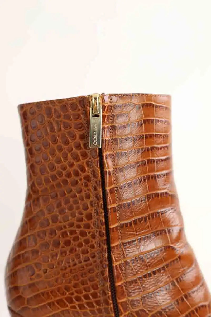 Boots Jimmy Choo Marron en Cuir