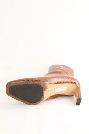 Boots Jimmy Choo Marron en Cuir