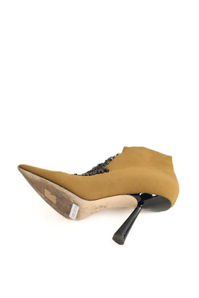 Boots Jimmy Choo Marron en Tissu