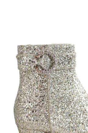 Boots Jimmy Choo Myan 45 Argent en Paillettes