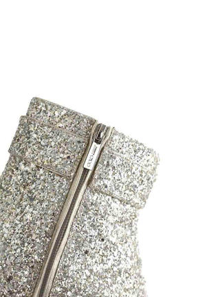 Boots Jimmy Choo Myan 45 Argent en Paillettes