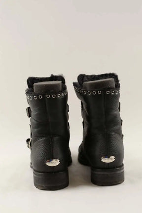 Boots Jimmy Choo Noir en Cuir