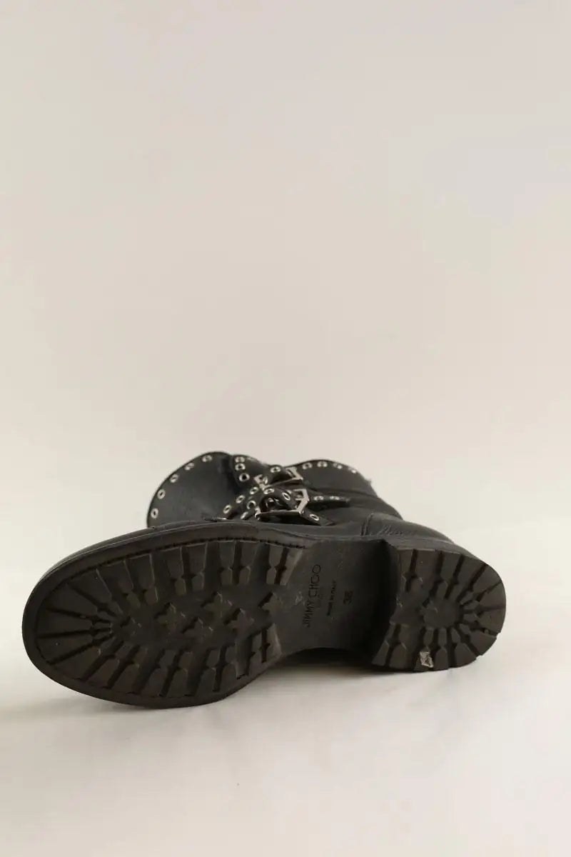 Boots Jimmy Choo Noir en Cuir