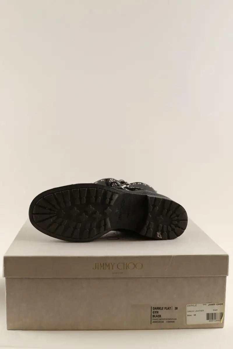Boots Jimmy Choo Noir en Cuir