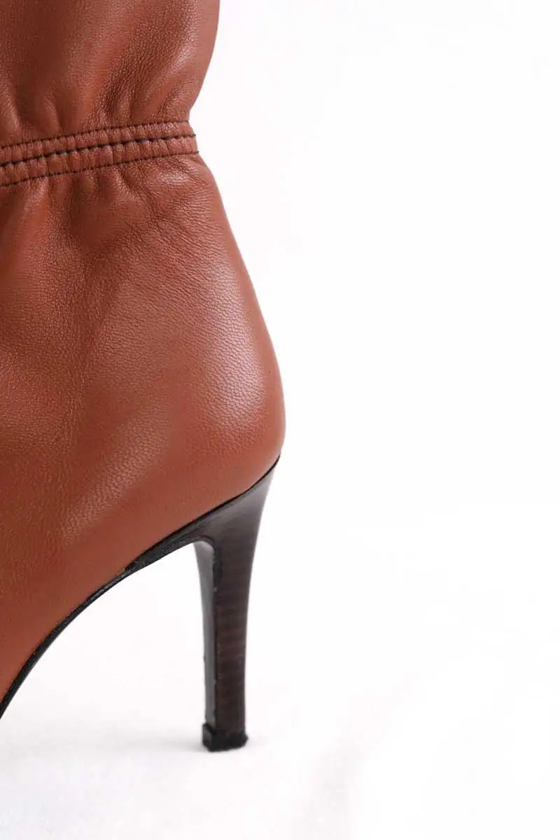 Boots Karine Arabian Camel en Cuir