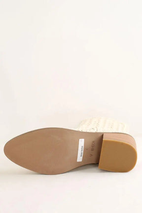 Boots Kelsi Dagger Blanc en Tissu