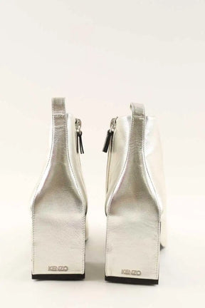 Boots Kenzo Argent en Cuir