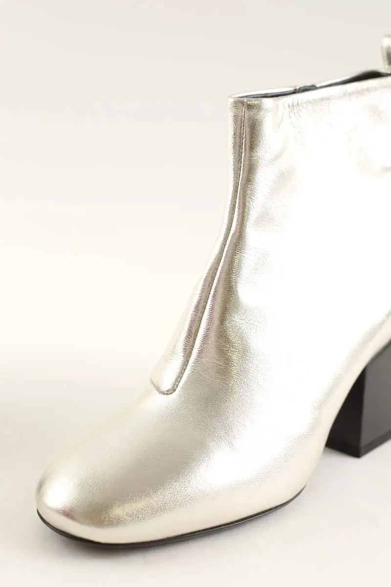 Boots Kenzo Argent en Cuir