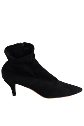 Boots Loeffler Randall Noir en Daim, taille 38 - Seconde Main