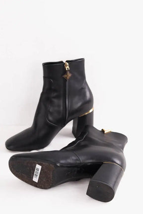 Boots Louis Vuitton Noir en Cuir