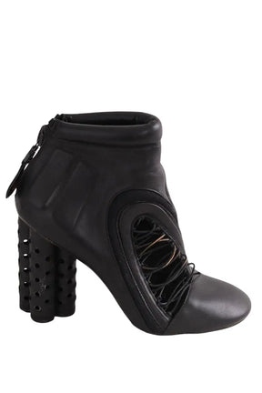 Boots Louis Vuitton Noir en Cuir, taille 40 - Seconde Main