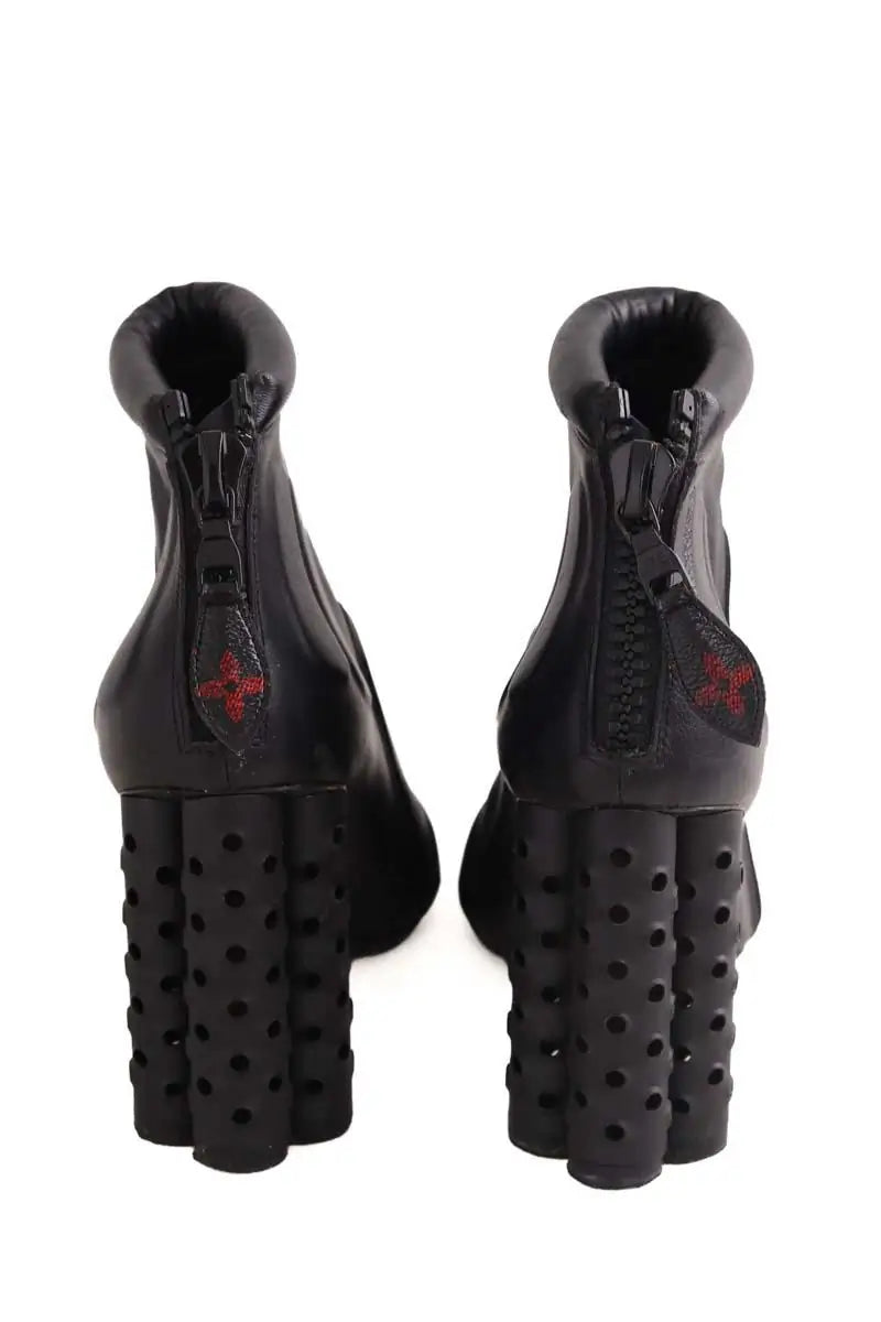 Boots Louis Vuitton Noir en Cuir