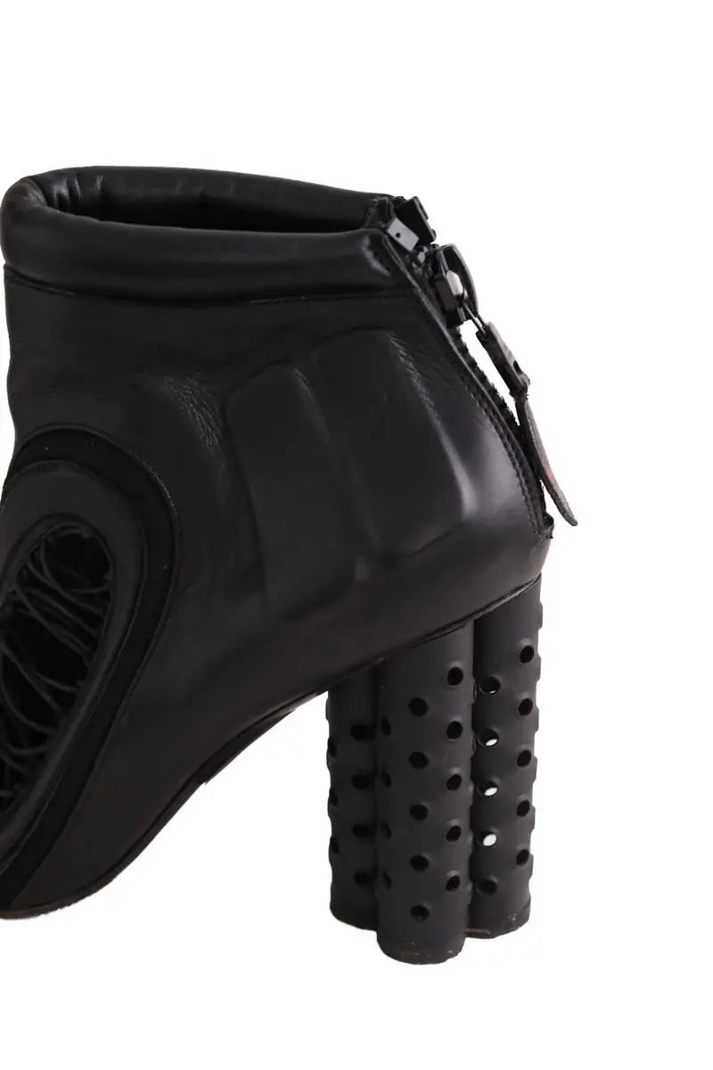 Boots Louis Vuitton Noir en Cuir