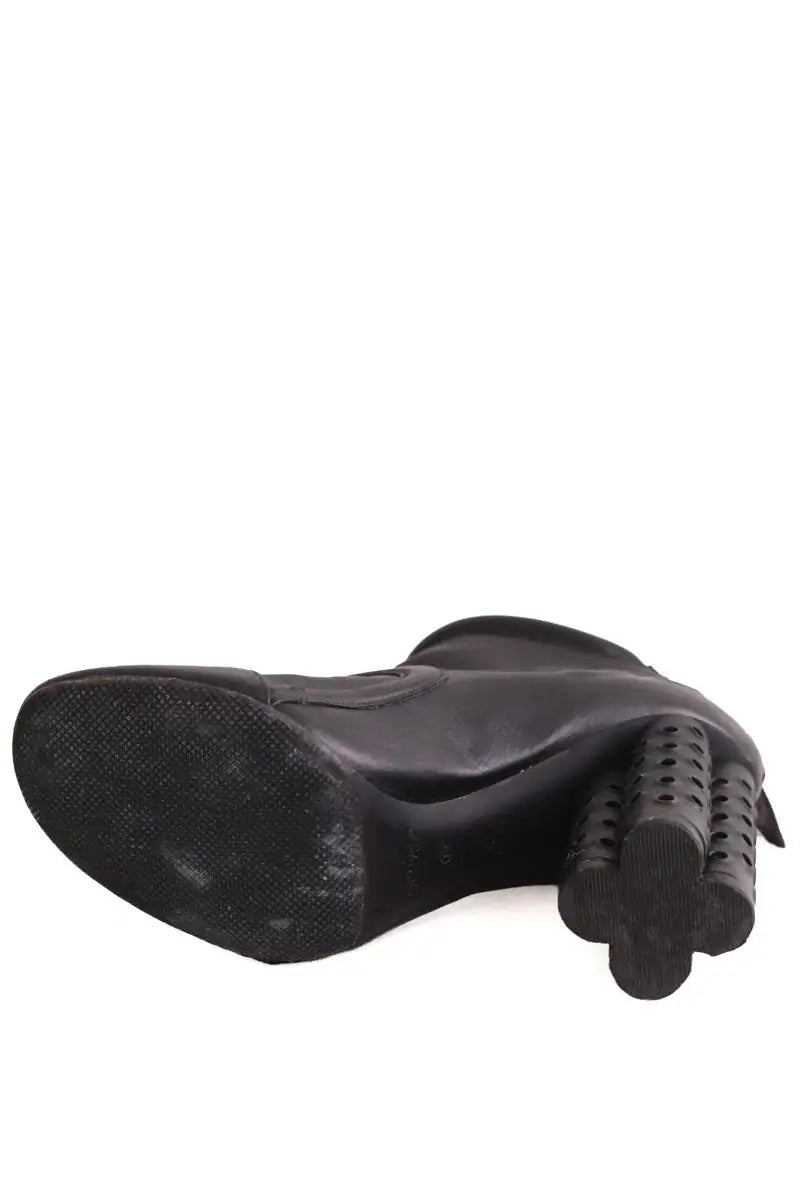Boots Louis Vuitton Noir en Cuir