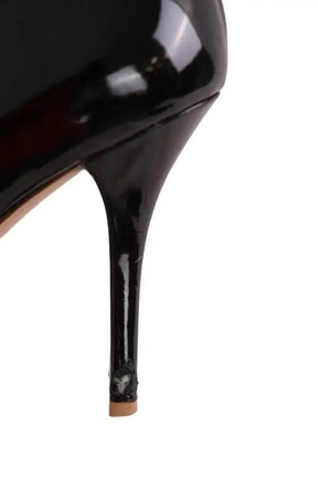Boots Louis Vuitton Noir en Cuir verni