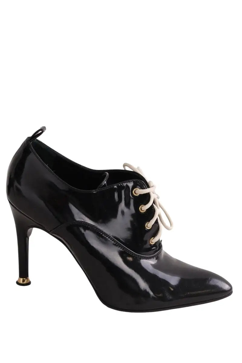 Boots Louis Vuitton Noir en Cuir verni, taille 40 - Seconde Main