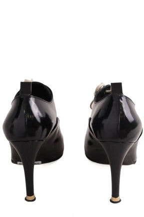 Boots Louis Vuitton Noir en Cuir verni