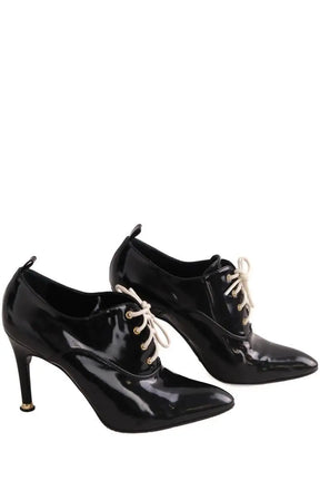 Boots Louis Vuitton Noir en Cuir verni