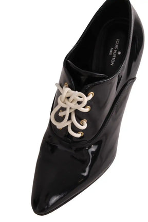 Boots Louis Vuitton Noir en Cuir verni