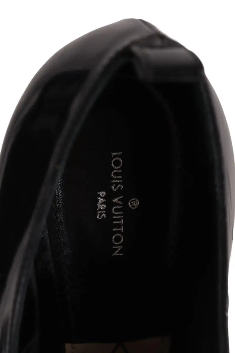 Boots Louis Vuitton Noir en Cuir verni