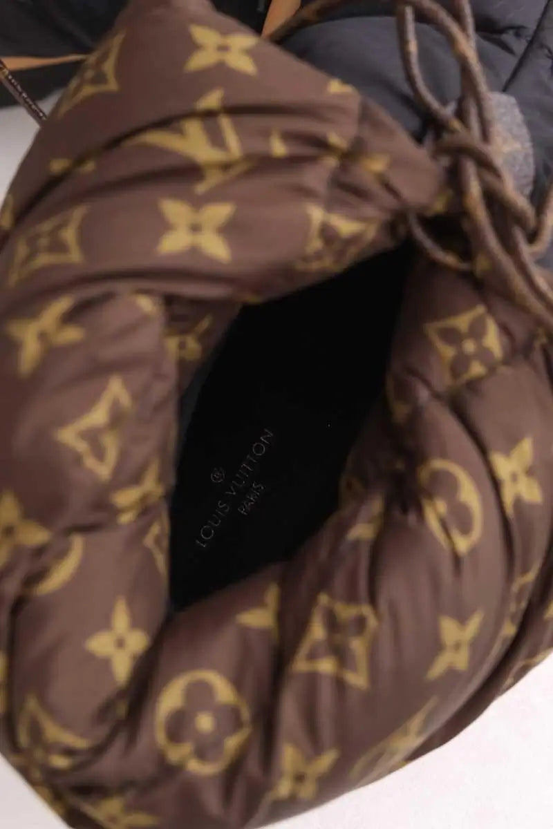 Boots Louis Vuitton Noir en Tissu