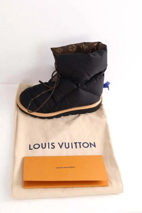 Boots Louis Vuitton Noir en Tissu