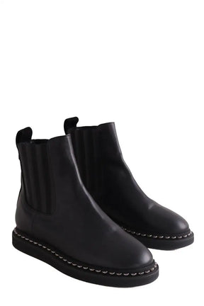 Boots Marie Laffont Noir en Cuir
