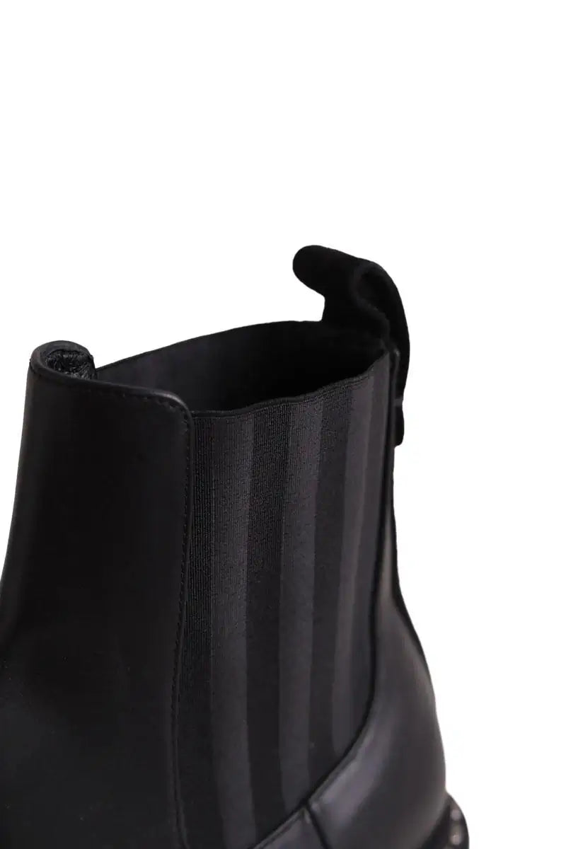 Boots Marie Laffont Noir en Cuir
