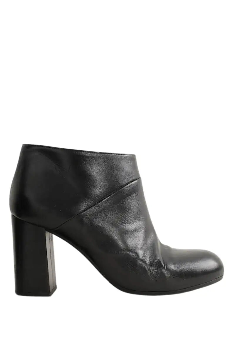 Boots Marni Noir en Cuir, taille 37 - Seconde Main