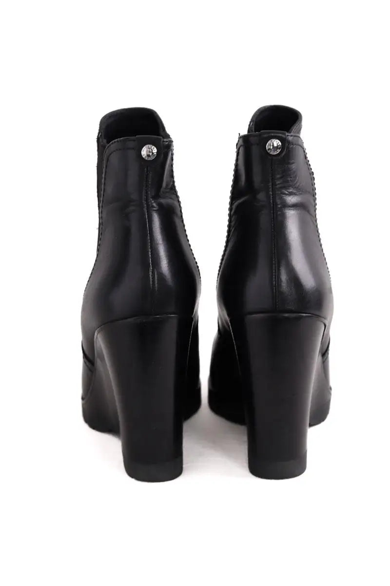 Boots Michael Kors Noir en Cuir