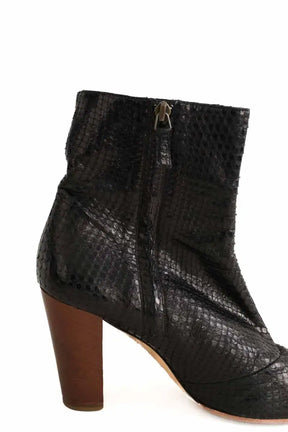 Boots Michel Vivien Noir en Cuir