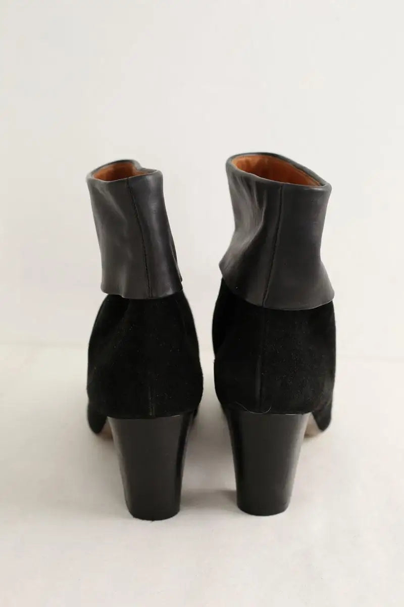 Boots Michel Vivien Noir en Daim