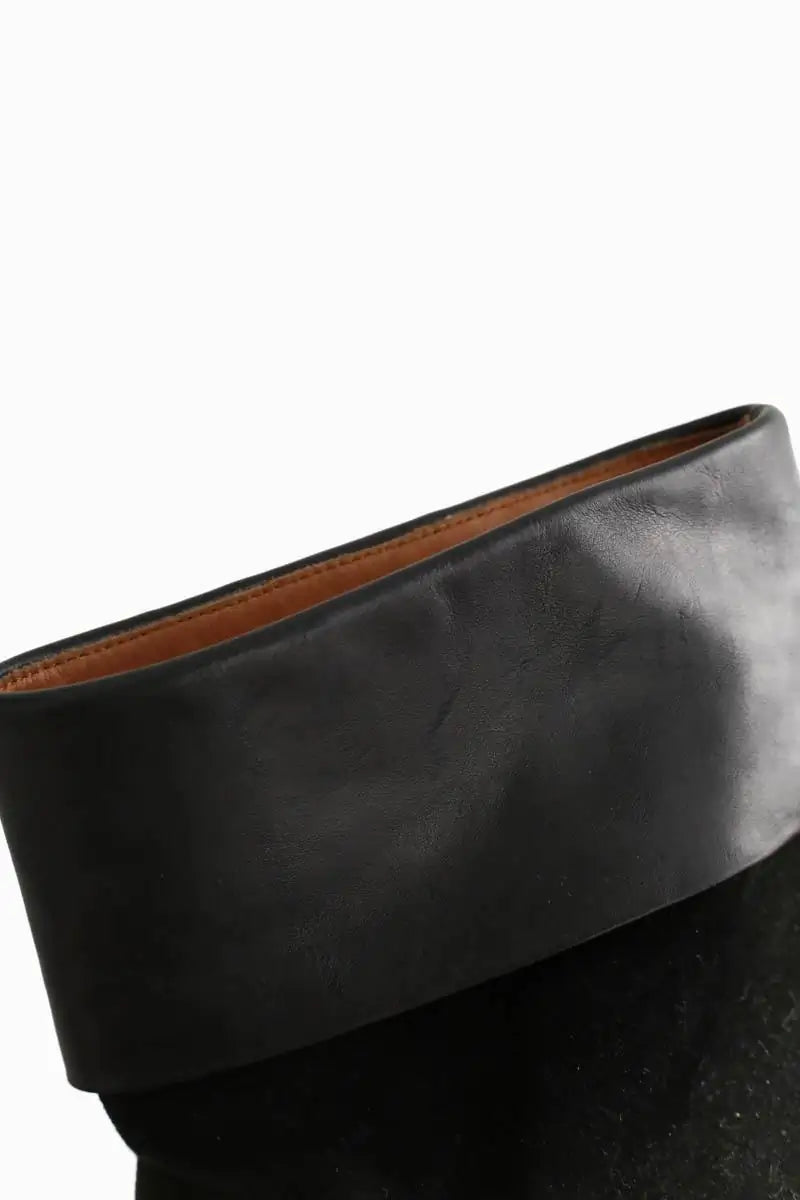 Boots Michel Vivien Noir en Daim