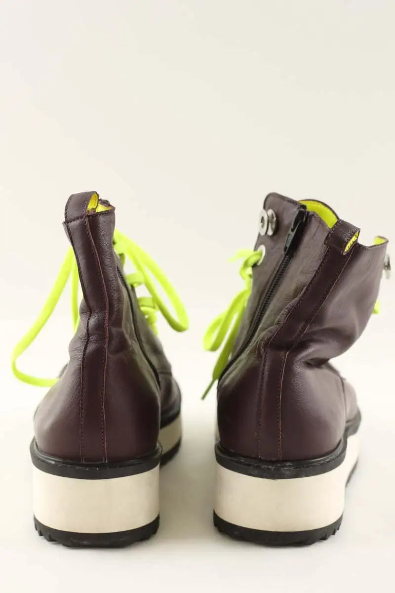 Boots mocassin Kenzo Marron en Cuir
