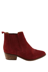 Boots Modetrotter Bordeaux en Daim, taille 38 - Seconde Main